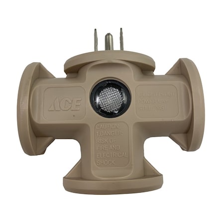 Projex Plug Adapter, Outlet Tap, 5-15P, Beige FA-848E/15BUPRJ